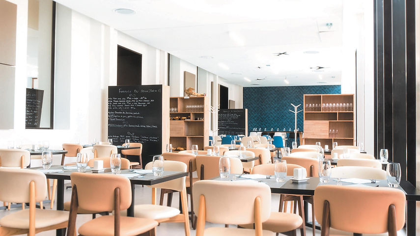Salle du restaurant aeroscopia