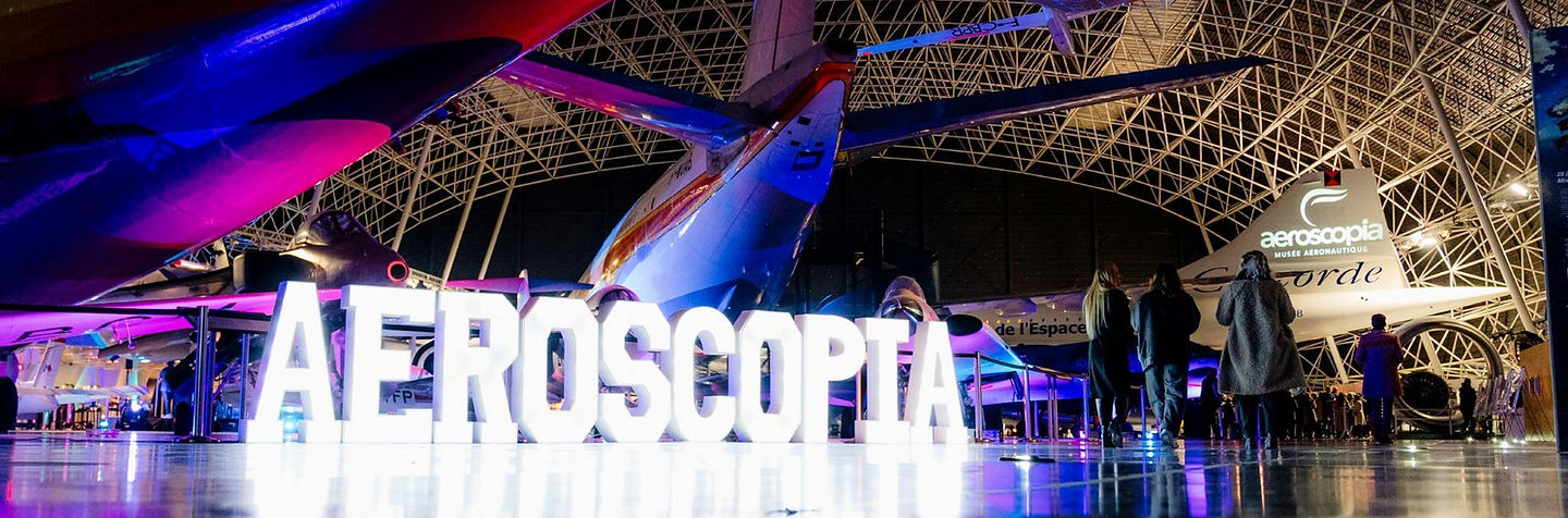 Vue intérieure du musée aeroscopia